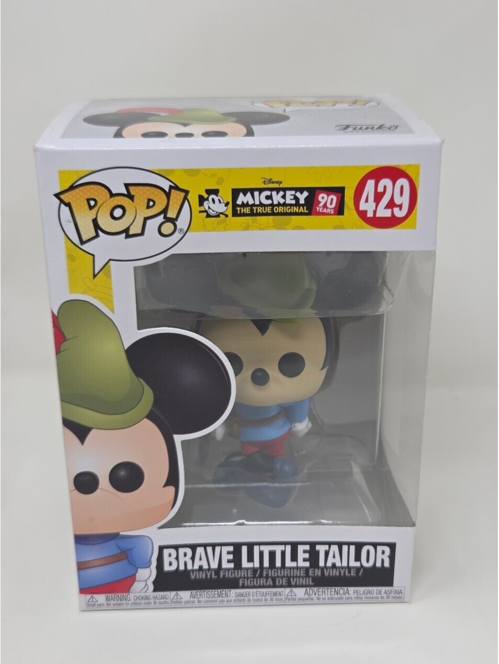 Funko Pop Disney Mickey Mouse Brave Little Tailor 429 90 Years Vinyl Figure